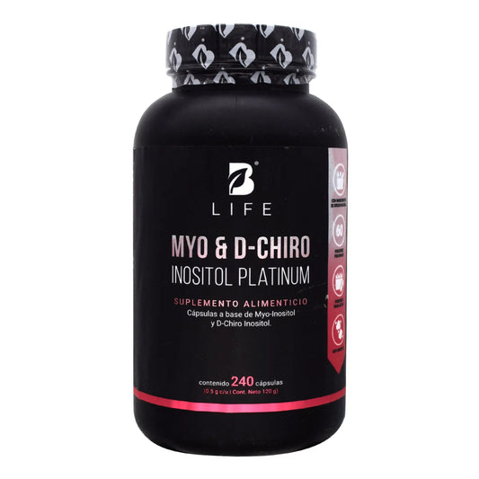 🩷 Inositol Myo & D-Chiro – Equilibra tus hormonas, mejora tu vida.  Frasco 240 capsulas
