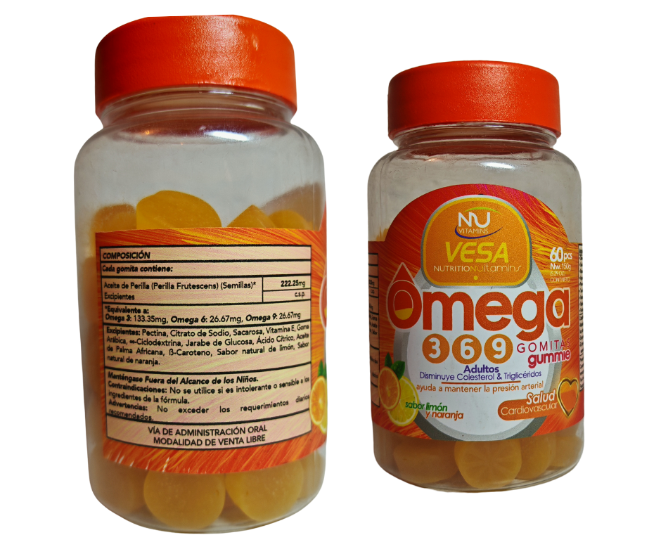 🧠✨ OMEGA 3 6 9 – Nutrición inteligente en cada gomita